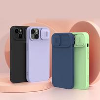iphone 14 plus silicone case with magsafe - Nillkin "CamShield Silky Silicone MagSafe iPhone 14 Plus" Black - 5 nuotrauka