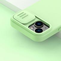 iphone 14 plus silicone case with magsafe - Nillkin "CamShield Silky Silicone MagSafe iPhone 14 Plus" Black - 12 nuotrauka