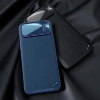 iphone 14 leather case - Apple iPhone 14 Plus Nillkin Camshield Leather S dėklas juodos spalvos - 2 nuotrauka