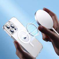 case magsafe iphone 14 - Joyroom "JR-14D7 Magnetic Case iPhone 14 Plus" Transparent - 6 nuotrauka