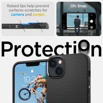 iphone air spigen - Spigen "Liquid Air iPhone 14 Plus" Matte Black - 8 nuotrauka