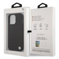 iphone telefonai - BMW "Signature Logo Imprint MagSafe Case iPhone 14 Pro Max" Black - 2 nuotrauka