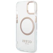 iphone 13 telefono deklas guess - Guess "Golden Marble MagSafe iPhone 14" Black - 3 nuotrauka