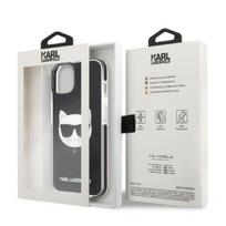 iphone 13 telefono deklas karl lagerfeld - Karl Lagerfeld "TPE Choupette Head Case iPhone 13 mini" Black - 2 nuotrauka