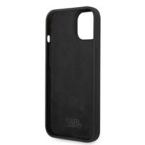 iphone 15 plus silicone case - Dėklas Karl Lagerfeld KLHCP14MSNIKBCK IPHONE 14 PLUS / 15 PLUS 6.7 "HARDCASE Juodas / Juodas SILICONE IKONIK - 3 nuotrauka