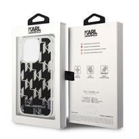 telefono deklas iphone 14 pro max - Karl Lagerfeld "Liquid Glitter Monogram iPhone 14 Pro Max" Black - 2 nuotrauka