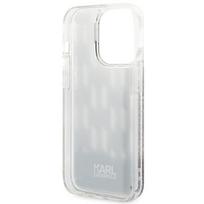 telefono deklas iphone 14 pro max - Karl Lagerfeld "Liquid Glitter Monogram iPhone 14 Pro Max" Black - 3 nuotrauka