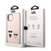 iphone 14 plus silicone case with magsafe - Karl Lagerfeld iPhone 14 Plus Silicone Case with MagSafe – Rožinė (Pink) - 2 nuotrauka
