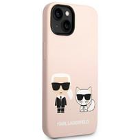 iphone 14 plus silicone case with magsafe - Karl Lagerfeld iPhone 14 Plus Silicone Case with MagSafe – Rožinė (Pink) - 4 nuotrauka