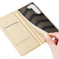 flip telefonai - Dux Ducis "Skin Pro Magnetic book case for Galaxy S23 Plus (S916B) Gold" - 5 nuotrauka
