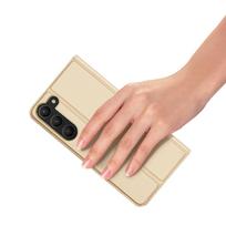 flip telefonai - Dux Ducis "Skin Pro Magnetic book case for Galaxy S23 Plus (S916B) Gold" - 6 nuotrauka
