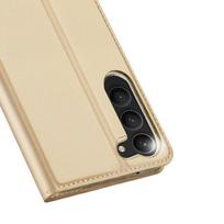 flip telefonai - Dux Ducis "Skin Pro Magnetic book case for Galaxy S23 Plus (S916B) Gold" - 10 nuotrauka