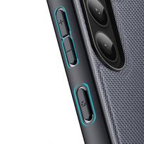 samsung telefonai - Dux Ducis Fino byla Samsung Galaxy S23   dangtelis su pilku silikoniniu rėmu - 5 nuotrauka