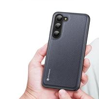 samsung telefonai - Dux Ducis Fino byla Samsung Galaxy S23   dangtelis su pilku silikoniniu rėmu - 11 nuotrauka