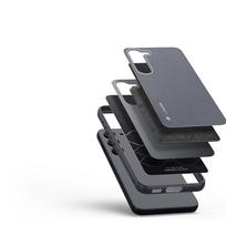 samsung telefonai - Dux Ducis Fino byla Samsung Galaxy S23   dangtelis su pilku silikoniniu rėmu - 12 nuotrauka
