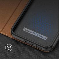 flip telefonai - Dux Ducis skin X2 dėklas Samsung Galaxy S23   atverčiama dėklo piniginė dėklas stovas rudas - 5 nuotrauka