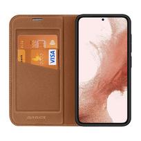 flip telefonai - Dux Ducis skin X2 dėklas Samsung Galaxy S23   atverčiama dėklo piniginė dėklas stovas rudas - 12 nuotrauka