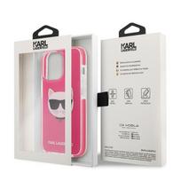 iphone 13 telefono deklas karl lagerfeld - Karl Lagerfeld "TPE Choupette Head Case iPhone 13 Pro Max" Fuchsia - 2 nuotrauka
