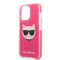 iphone 13 telefono deklas karl lagerfeld - Karl Lagerfeld "TPE Choupette Head Case iPhone 13 Pro Max" Fuchsia - 4 nuotrauka