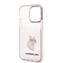 telefono deklas iphone 14 pro max - Karl Lagerfeld "Ikonik Choupette iPhone 14 Pro Max" Pink - 3 nuotrauka