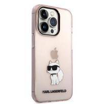 telefono deklas iphone 14 pro max - Karl Lagerfeld "Ikonik Choupette iPhone 14 Pro Max" Pink - 4 nuotrauka