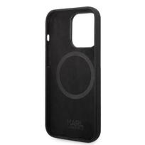 telefono deklas karl lagerfeld - Karl Lagerfeld "Silicone NFT Ikonik Magsafe iPhone 14 Pro" Black - 3 nuotrauka