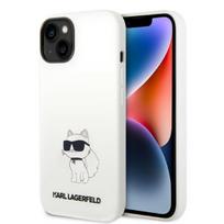 iphone 15 plus silicone case - Apple iPhone 14 Plus Karl Lagerfeld dėklas silikoninis Choupette MagSafe (KLHMP14MSNCHBCH) baltos spalvos - 2 nuotrauka