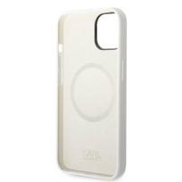 iphone 15 plus silicone case - Apple iPhone 14 Plus Karl Lagerfeld dėklas silikoninis Choupette MagSafe (KLHMP14MSNCHBCH) baltos spalvos - 4 nuotrauka