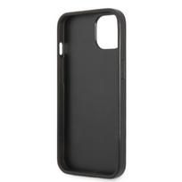 dekliukas iphone 13 mini - Karl Lagerfeld "Karl Lagerfeld Saffiano Plaque Case iPhone 13 mini" Black - 3 nuotrauka