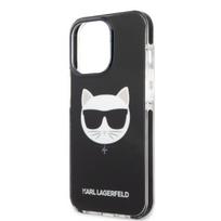 iphone 13 pro max deklai - Karl Lagerfeld "TPE Choupette Head Case iPhone 13 Pro Max" Black - 4 nuotrauka