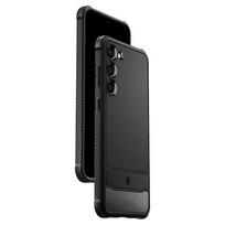 telefonai samsung galaxy - Dėklas Spigen RUGGED ARMOR GALAXY S23 MATTE Juodas - 11 nuotrauka