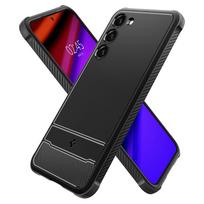 telefonai samsung galaxy - Dėklas Spigen RUGGED ARMOR GALAXY S23 MATTE Juodas - 13 nuotrauka