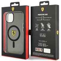iphone 13 14 dekliukai - Ferrari "Translucent Magsafe iPhone 14" Black - 2 nuotrauka