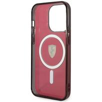telefono deklas iphone 14 pro max - Ferrari "Translucent Magsafe iPhone 14 Pro Max" Red - 3 nuotrauka