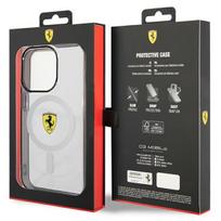 telefono deklas iphone 14 pro max - Ferrari "Outline Magsafe iPhone 14 Pro Max" Transparent - 2 nuotrauka