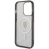 telefono deklas iphone 14 pro max - Ferrari "Outline Magsafe iPhone 14 Pro Max" Transparent - 3 nuotrauka