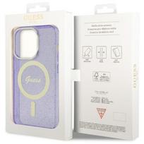 apple iphone 14 pro max - Guess "Glitter Gold MagSafe iPhone 14 Pro Max" Purple - 2 nuotrauka