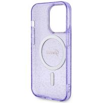 apple iphone 14 pro max - Guess "Glitter Gold MagSafe iPhone 14 Pro Max" Purple - 3 nuotrauka