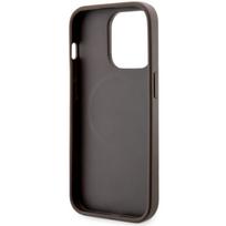 apple iphone 14 pro max - Guess "GCube Stripes MagSafe iPhone 14 Pro Max" Brown - 3 nuotrauka