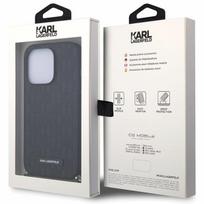 telefono deklas karl lagerfeld - Karl Lagerfeld "Saffiano Monogram Chain iPhone 14 Pro" Black - 2 nuotrauka