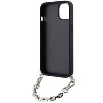 iphone 13 telefono deklas karl lagerfeld - Karl Lagerfeld "Saffiano Monogram Chain iPhone 14" Black - 3 nuotrauka