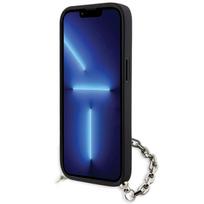 iphone 13 telefono deklas karl lagerfeld - Karl Lagerfeld "Saffiano Monogram Chain iPhone 14" Black - 4 nuotrauka