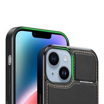 telefono pinigine iphone - 3in1 Wallet with Stand Apple iPhone 15 Plus MagSafe RFID Blocker Dux Ducis Rafi Mag - dėklas telefonui juodos spalvos - 3 nuotrauka