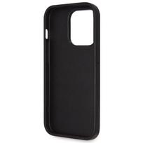 deklas su dirzeliu telefonams - Guess "Crossbody 4G Metal Logo iPhone 14 Pro" Black - 4 nuotrauka