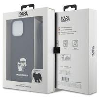 telefono deklas iphone 14 pro max - Karl Lagerfeld "KLHCP14XSAKCPSK Crossbody Saffiano Karl&Choupette 14 Pro Max" Black - 2 nuotrauka