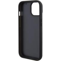 iphone 13 odinis deklas - BMW "BMHCP15SSLLBK Leather Hot Stamp iPhone 15" Black - 3 nuotrauka