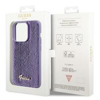 iphone 15 pro telefonai - Guess "GUHCP15LPSFDGSU Sequin Script Metal iPhone 15 Pro" Purple - 2 nuotrauka