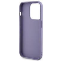 iphone 15 pro telefonai - Guess "GUHCP15LPSFDGSU Sequin Script Metal iPhone 15 Pro" Purple - 3 nuotrauka