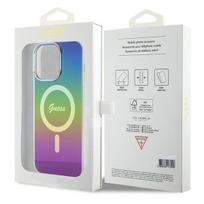 iphone 15 pro telefonai - Guess "GUHMP15LHITSK IML Iridescent MagSafe iPhone 15 Pro" Rainbow - 2 nuotrauka