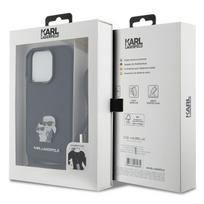 iphone 15 pin - Karl Lagerfeld "KLHCP15LSAKCPSK Crossbody Karl & Choupette iPhone 15 Pro" Black - 2 nuotrauka
